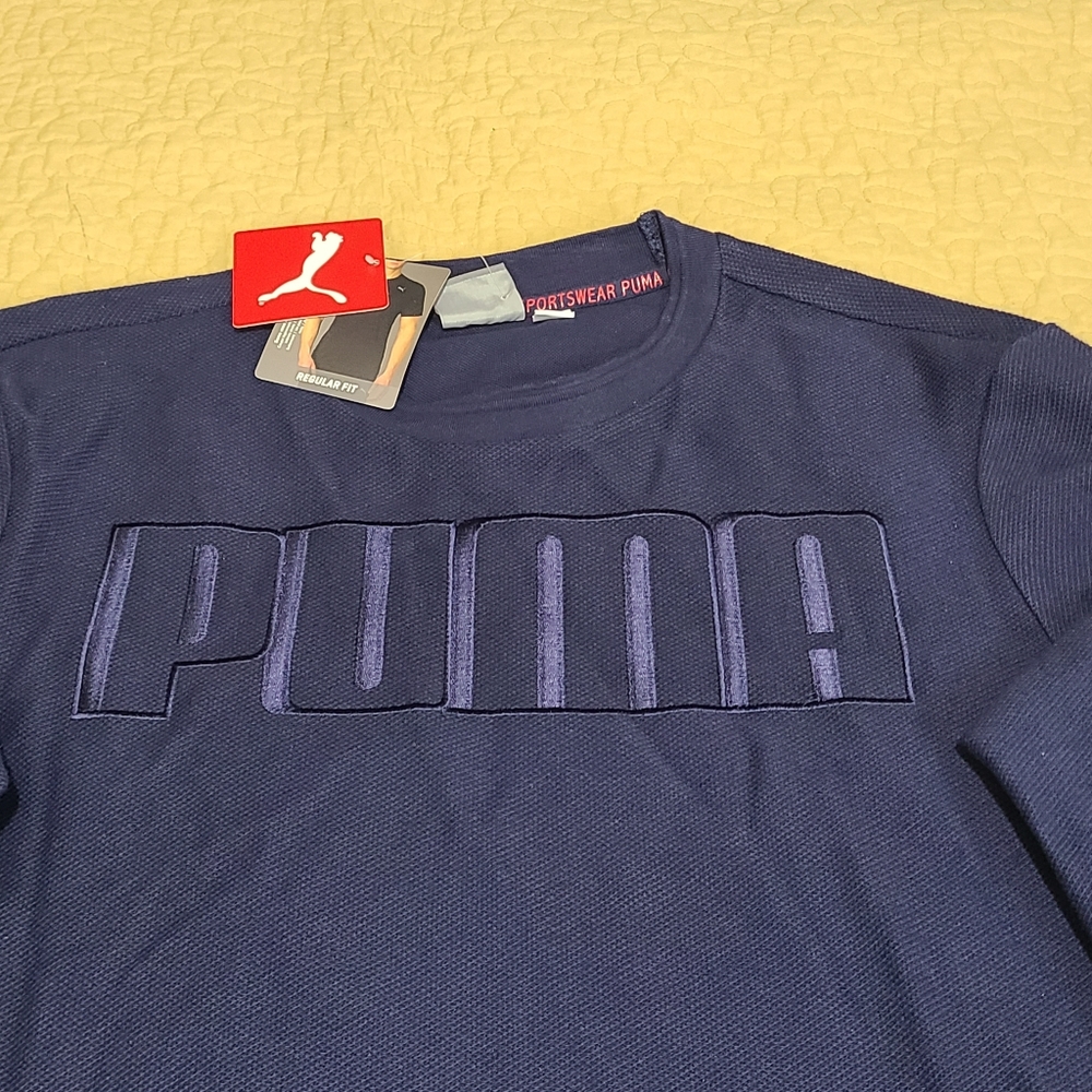 Puma embroidered sweatshirt size S